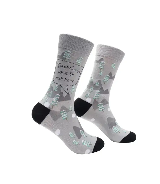 I F*cking Love it Out Here Mens Socks