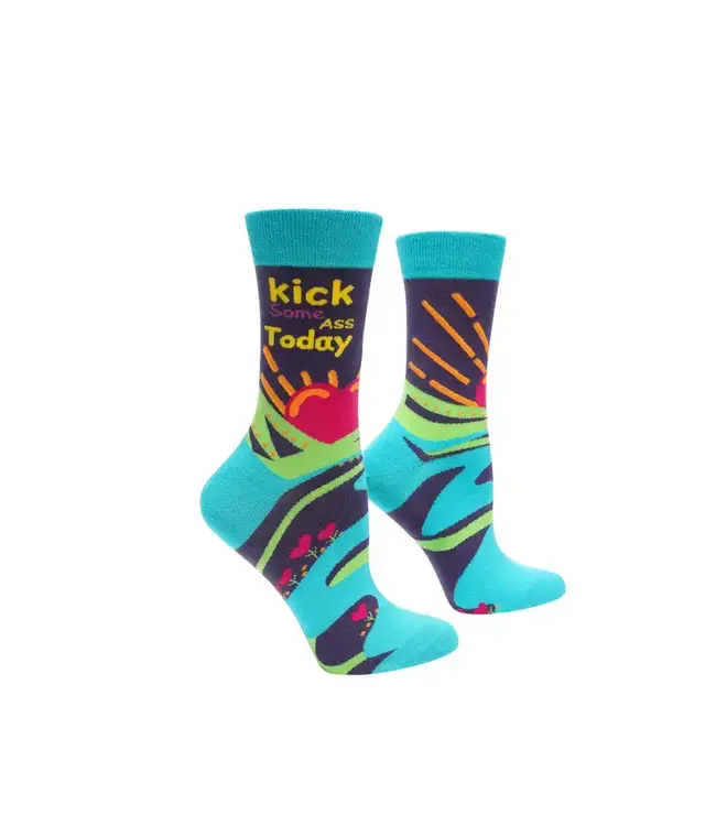 Kick Some Ass Today Womens Socks