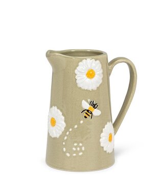 Abbott Collection Jug with Daisies & Bee