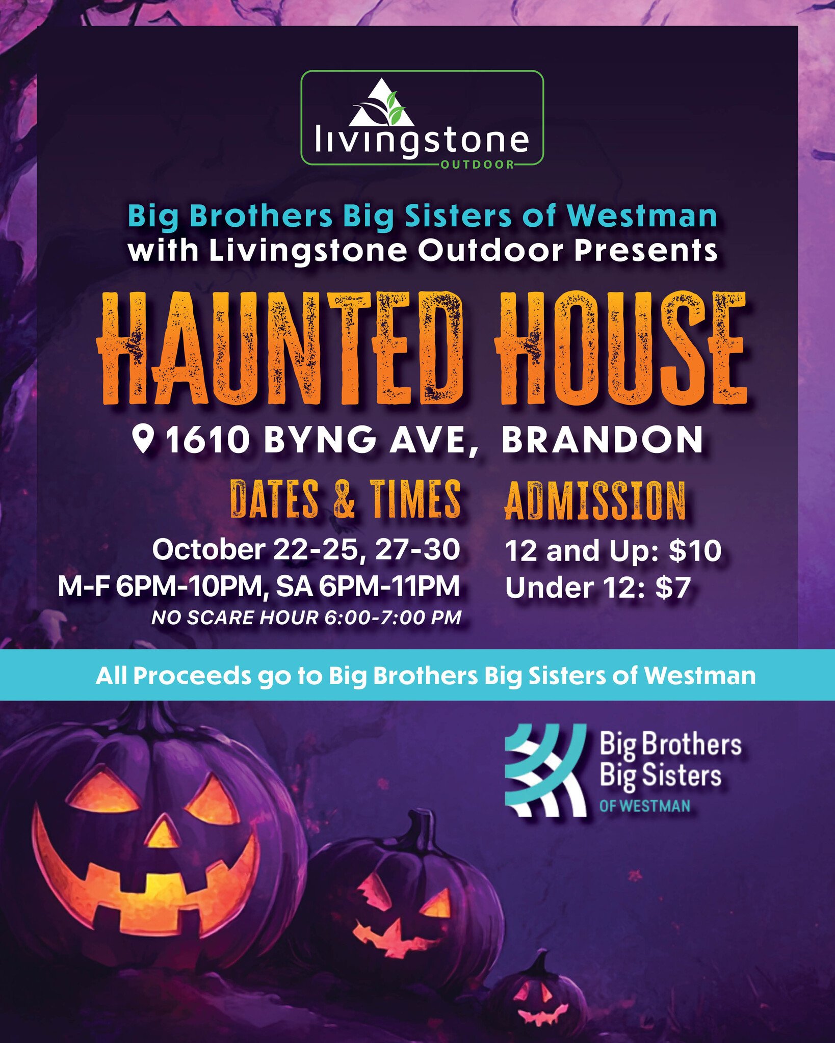 Haunted House | All proceeds to Big Brothers Big Sisters of Westman