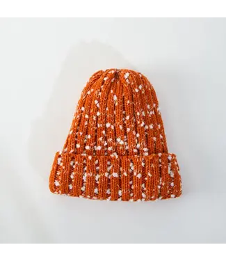 Howard's Hat Speckled Knit Remi Orange