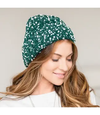 Howard's Hat Speckled Knit Remi Green