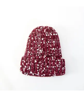 Howard's Hat Speckled Knit Remi Burgundy