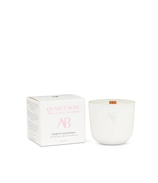 Abbott Collection Mini Rose Quartz Crystal Candle