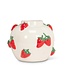Large Round Vase with Strawberries