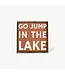Go Jump in the Lake Framed Print