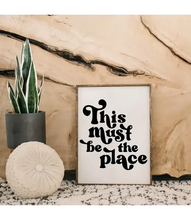 This Must Be the Place Framed Print