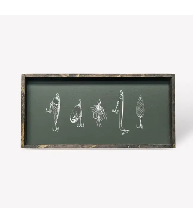 Vintage Fishing Lures Framed Print