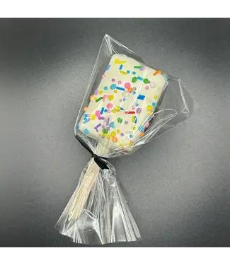 Norm & Lenore White Chocolate Rice Krispie Square Pop