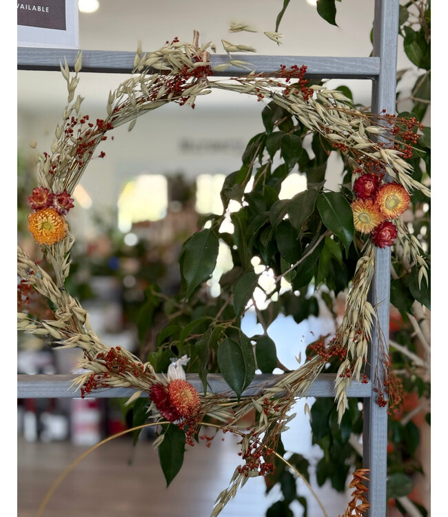 Dried Flower Wreath 12" [10]