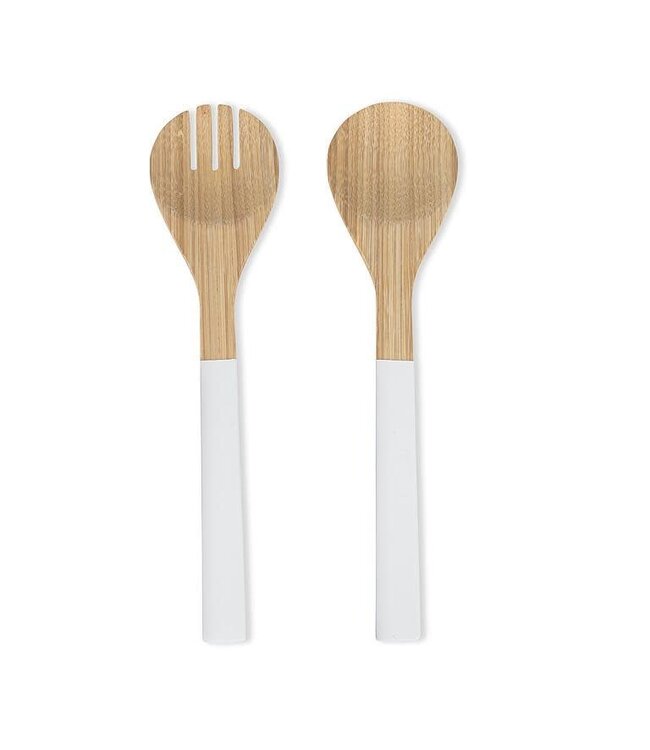 Salad Servers - White
