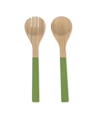 Abbott Collection Salad Servers - Green