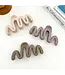 Solid Color Wavy Hair Claw Clip