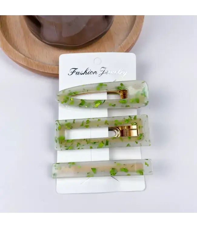 Colorful Candy Hair Clip 3 Pack