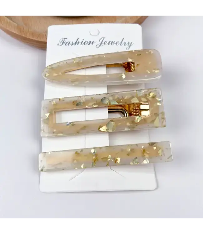 Colorful Candy Hair Clip 3 Pack