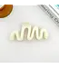 Solid Color Wavy Hair Claw Clip