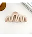 Solid Color Wavy Hair Claw Clip