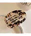 Oval Tortoise Print Hair Claw Clip
