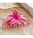 Plumeria Large Claw Clip - Pink