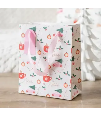 Something Different Wholesale Medium Sugarplum Fun Christmas Print Gift Bag
