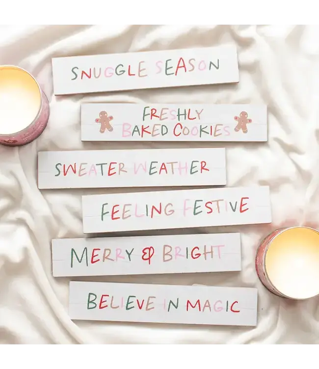 Christmas Block Signs