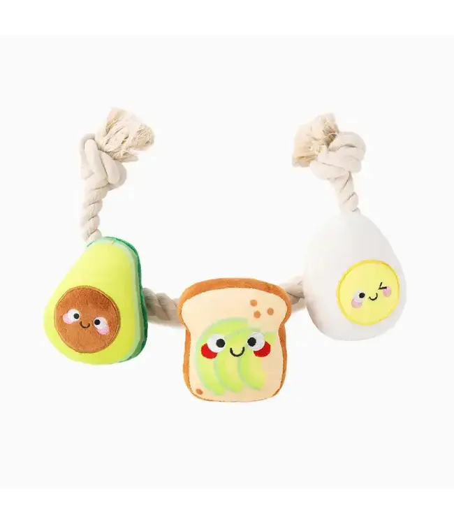 Avocado Collection | Toast and Egg - Rope Toy