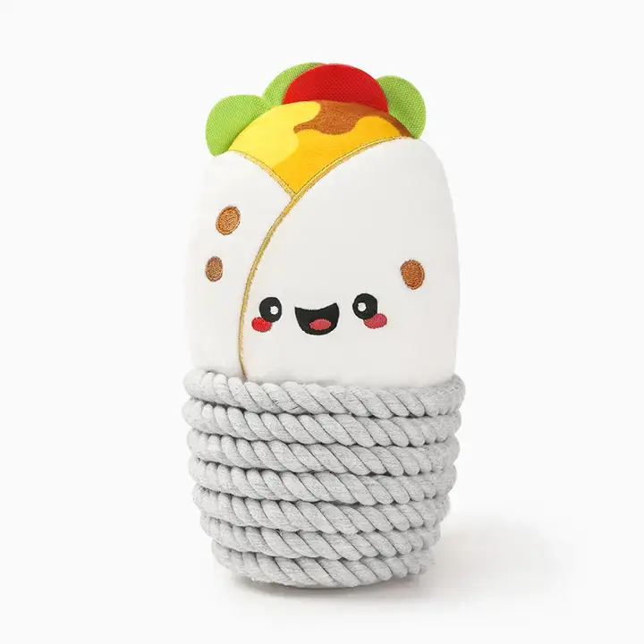 Fiesta Rope Fiesta Chewsday | Burrito - Dog Rope Toy - Livingstone Outdoor