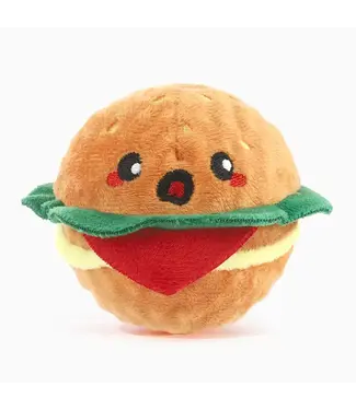 Hugsmart Pet Food Party | Hamburger - Dog Ball Toy