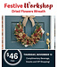Festive Workshop - Dried Flowers Wreath - November 13 (DEPOSIT ONLY)