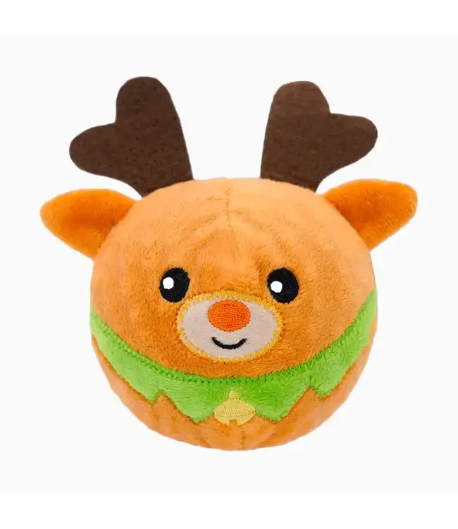 Happy Woofmas | Reindeer - Dog Ball Toy