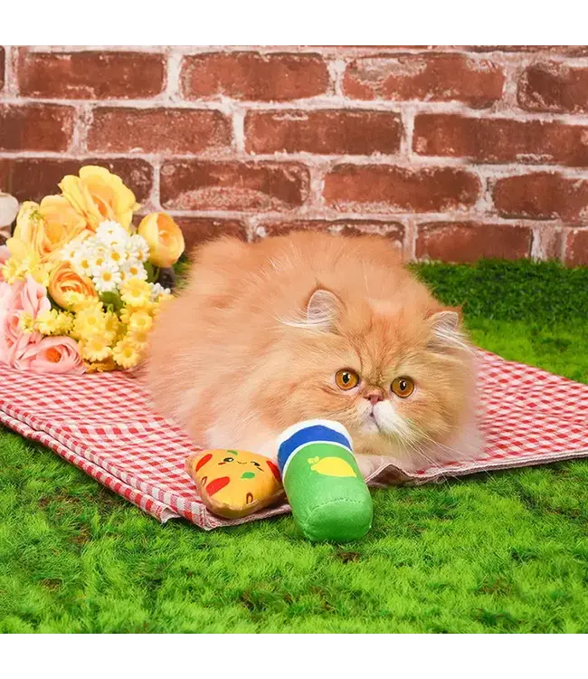Kitten Party | Pizza & Soda - Cat Toy