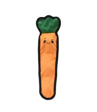 Hugsmart Pet Squeakin’ Vegetables | Carrot - Dog Plush Toy