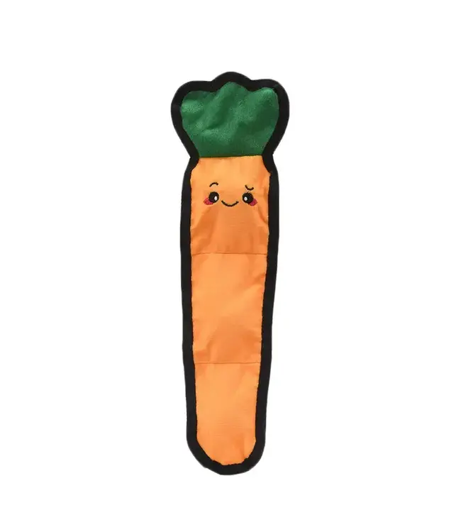 Squeakin’ Vegetables | Carrot - Dog Plush Toy