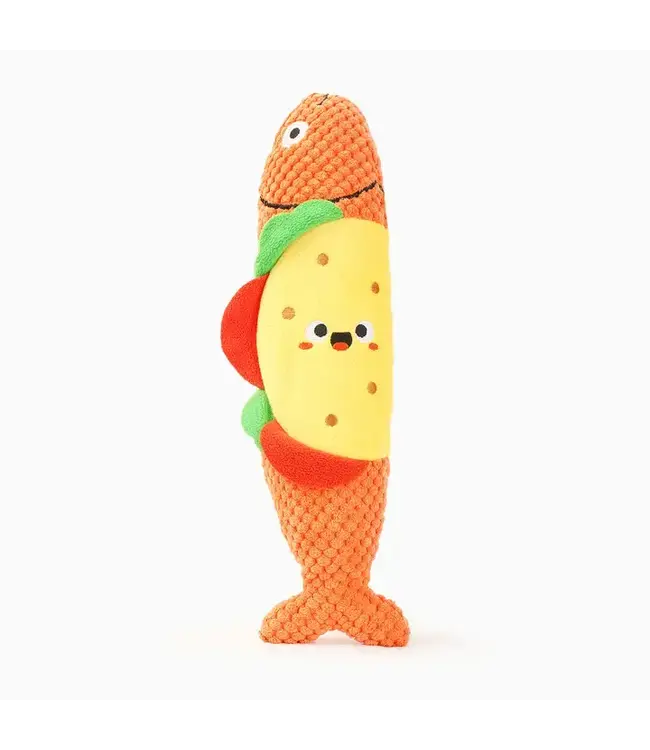 Food Party | Shaky Fish Taco - Dog Plush Toy