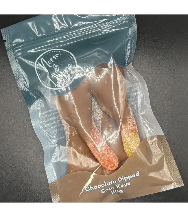 Milk Chocolate Dipped Jumbo Sour Keys