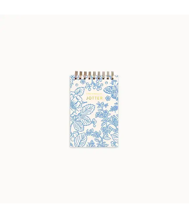 Blue Garden Jotter | Mini Spiral Notebook