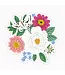 Butterfly Floral Cluster Sticker