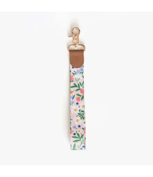 Pink Meadows Wristlet Lanyard