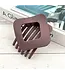 Solid Matte Square Hollow Hair Clip