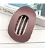 Solid Color Flat Oval Hair Clip