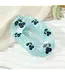 Vibrant Fruit Print Oval Hair Claw Clip