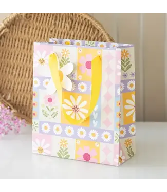 Something Different Wholesale Floral Patchwork Print Gift Bag