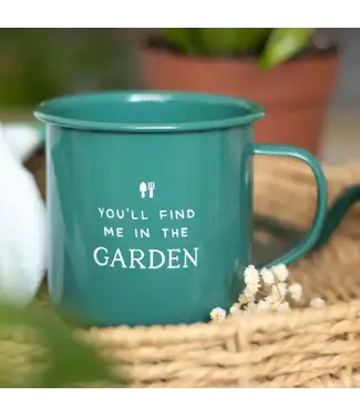 Something Different Wholesale Find Me in the Garden Enamel Mug