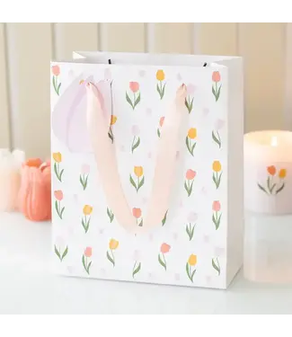 Something Different Wholesale Tulip Print Gift Bag