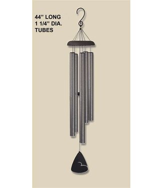 Carson Home & Gift Chime 44" Pewter Fleck