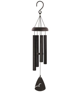 Carson Home & Gift Chime 21" Black Fleck