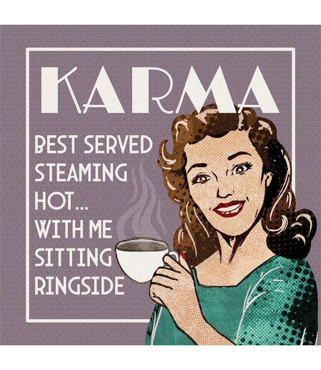 Coaster 4" Sq Karma