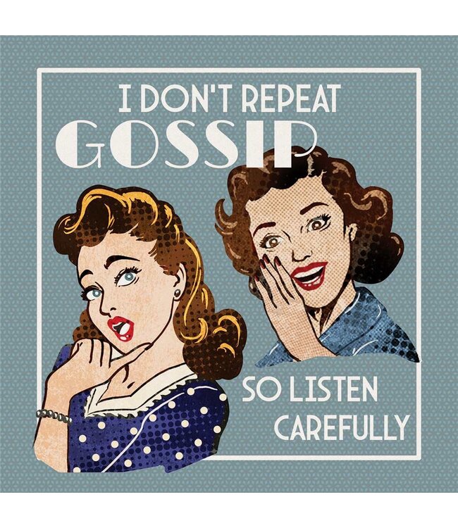 Coaster 4" Sq Gossip