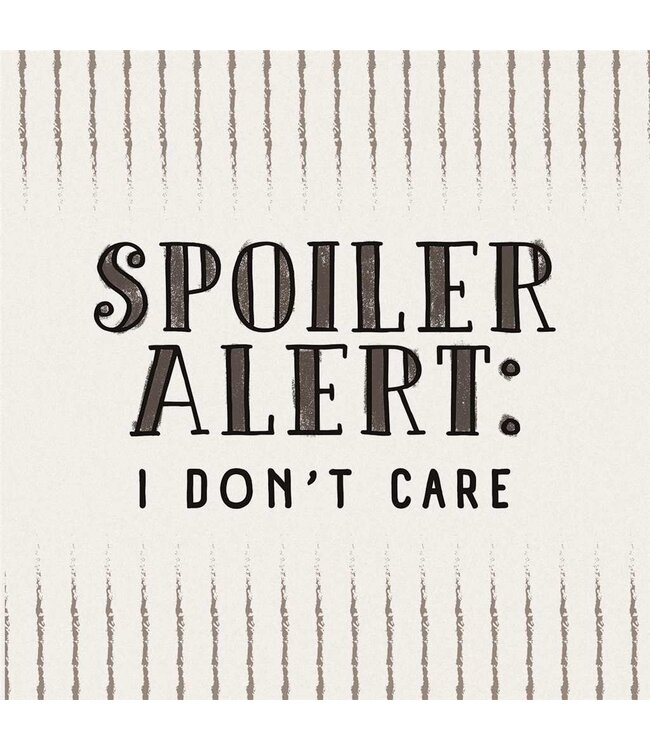 Coaster 4" Sq I Don't Care