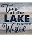 Coaster 4" Sq Wasted/Lake